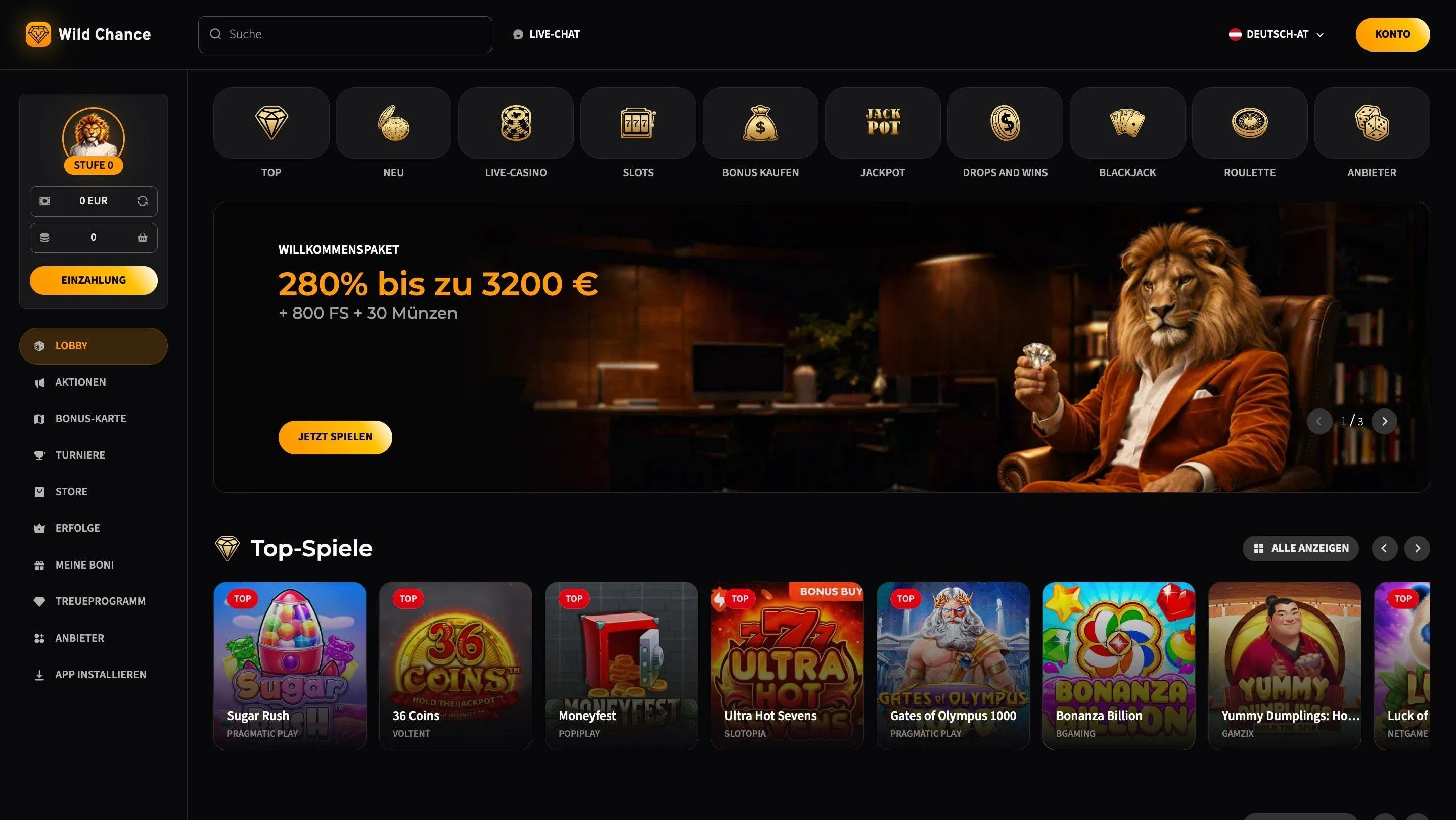 Wild Chance casino ohne KYC Wild Chance online casino ohne verifizierung